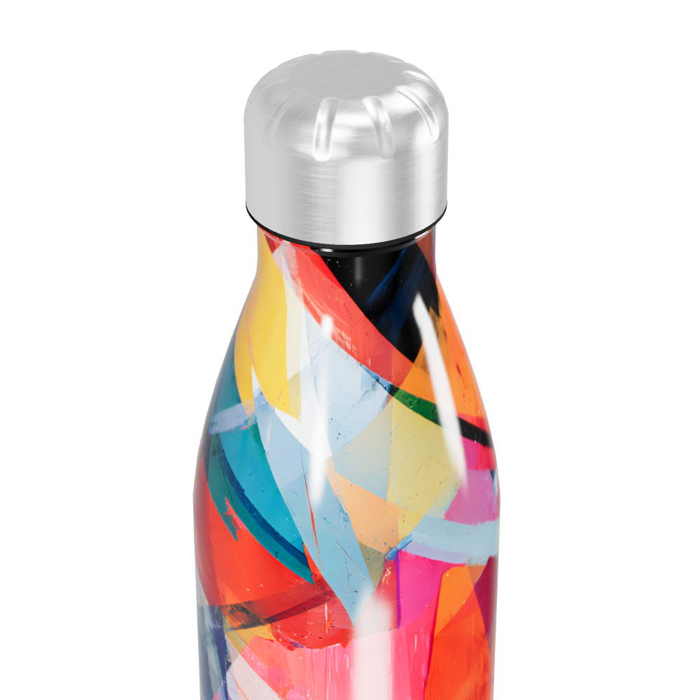 Garrafa Inox - Estampa Colorida