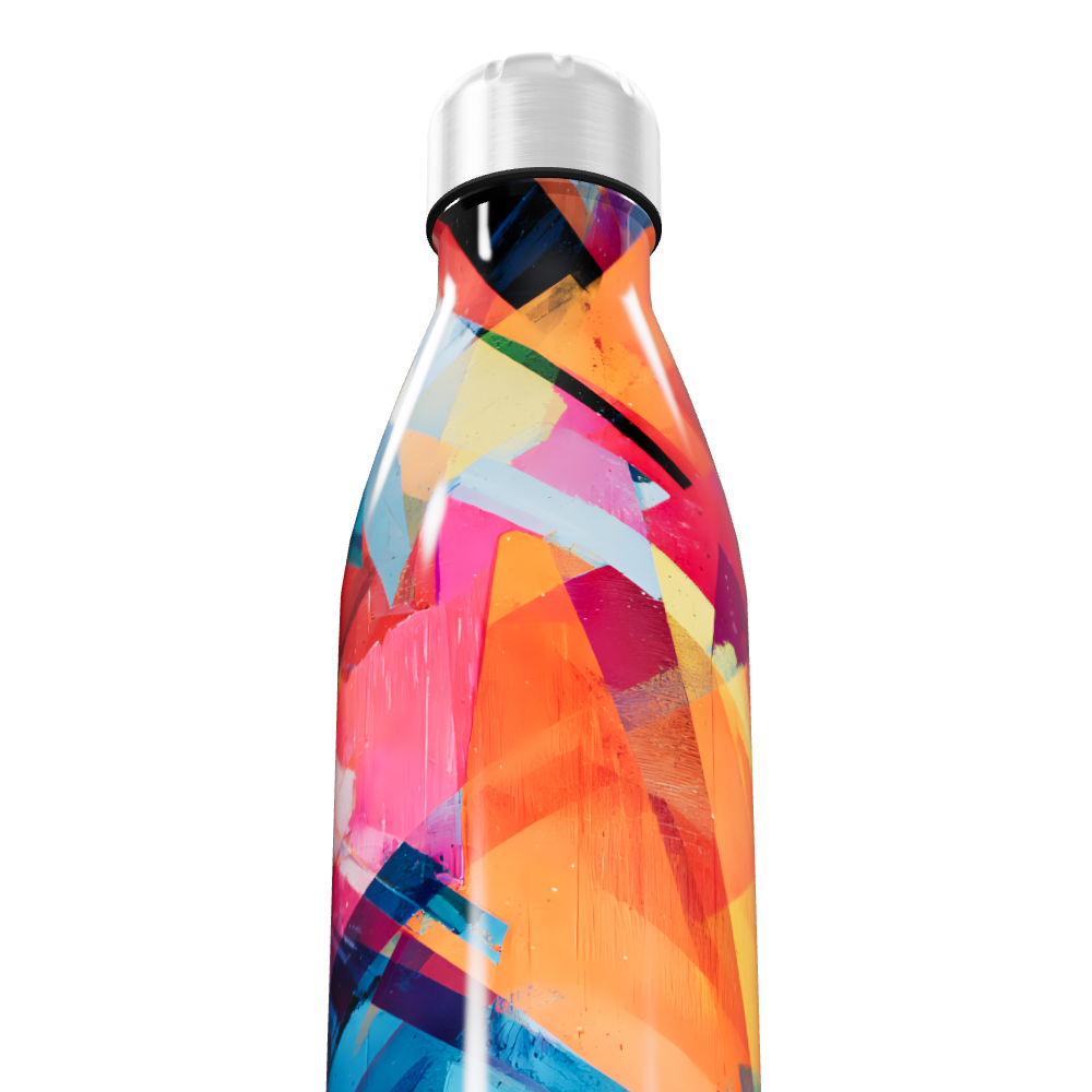 Garrafa Inox - Estampa Colorida
