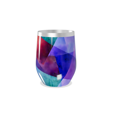 Copo Térmico Slim - Estampa Geométrica Colorida