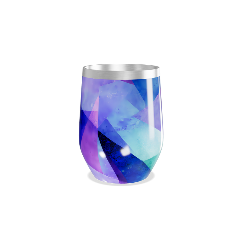 Copo Térmico Slim - Estampa Geométrica Colorida