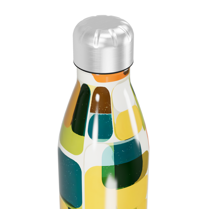 Garrafa Inox Estampada Colorida 500ml