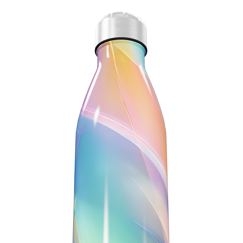 Garrafa Inox - Iridescente Multicolorida