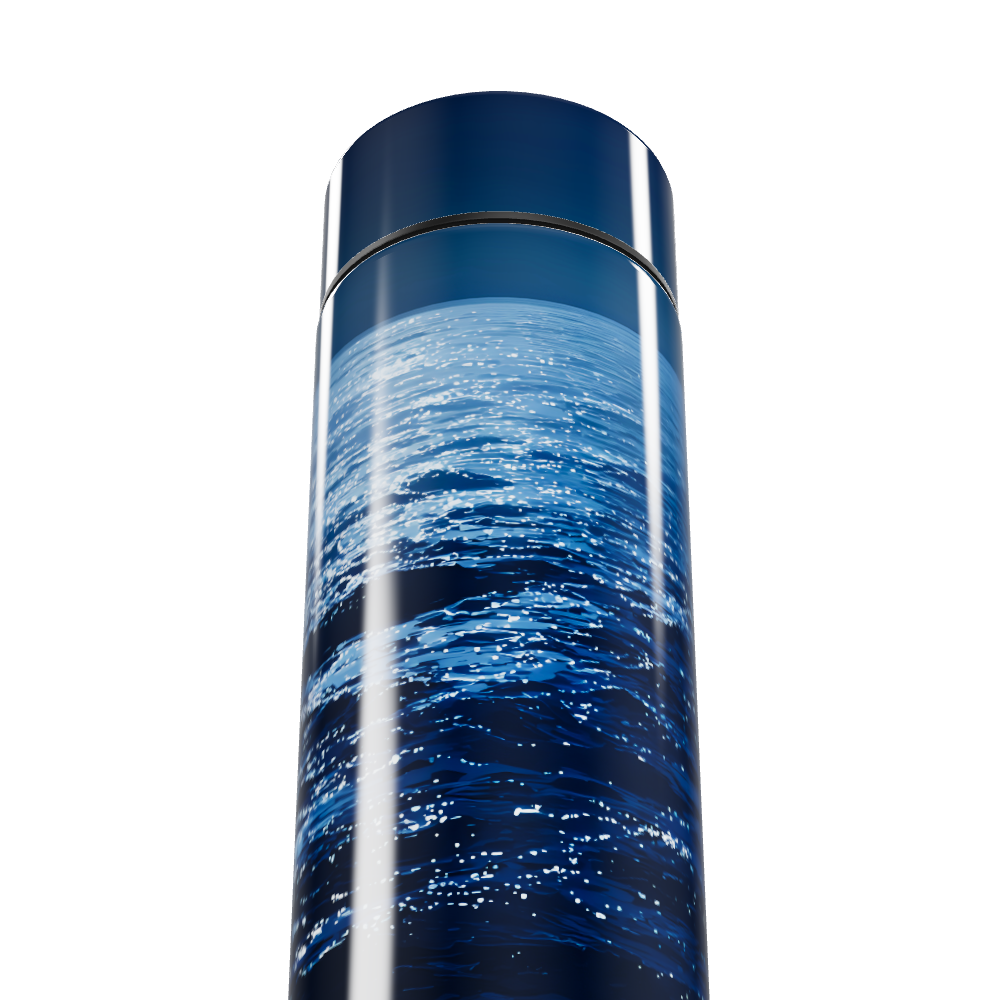 Garrafa Térmica Touch - Azul com Display Digital