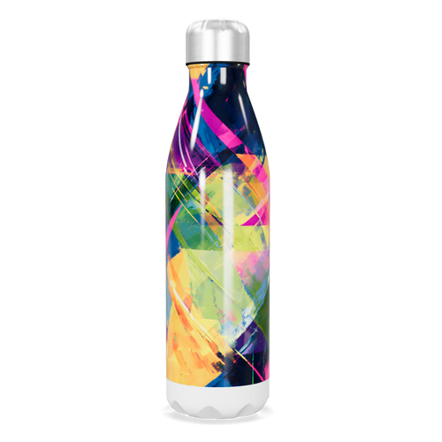 Garrafa Inox - Colorida Abstrata 500ml
