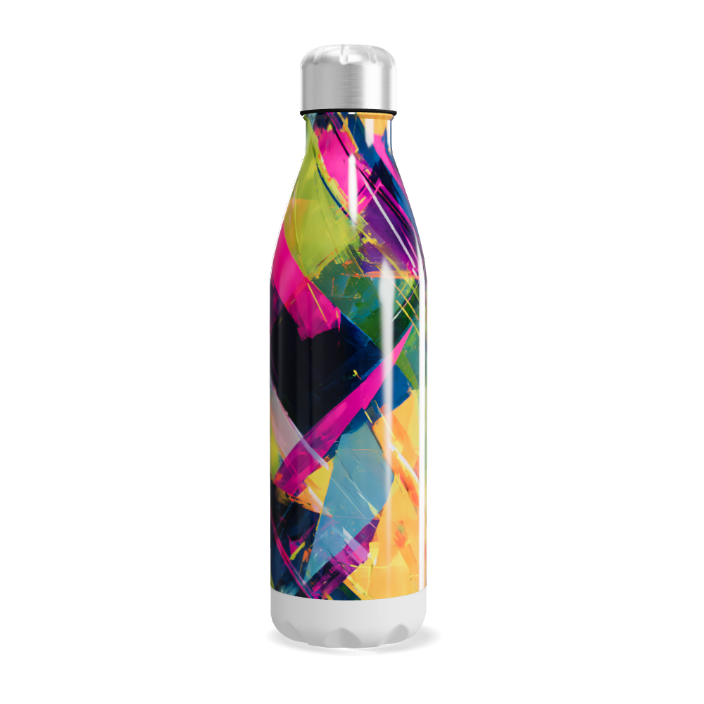 Garrafa Inox - Colorida Abstrata 500ml
