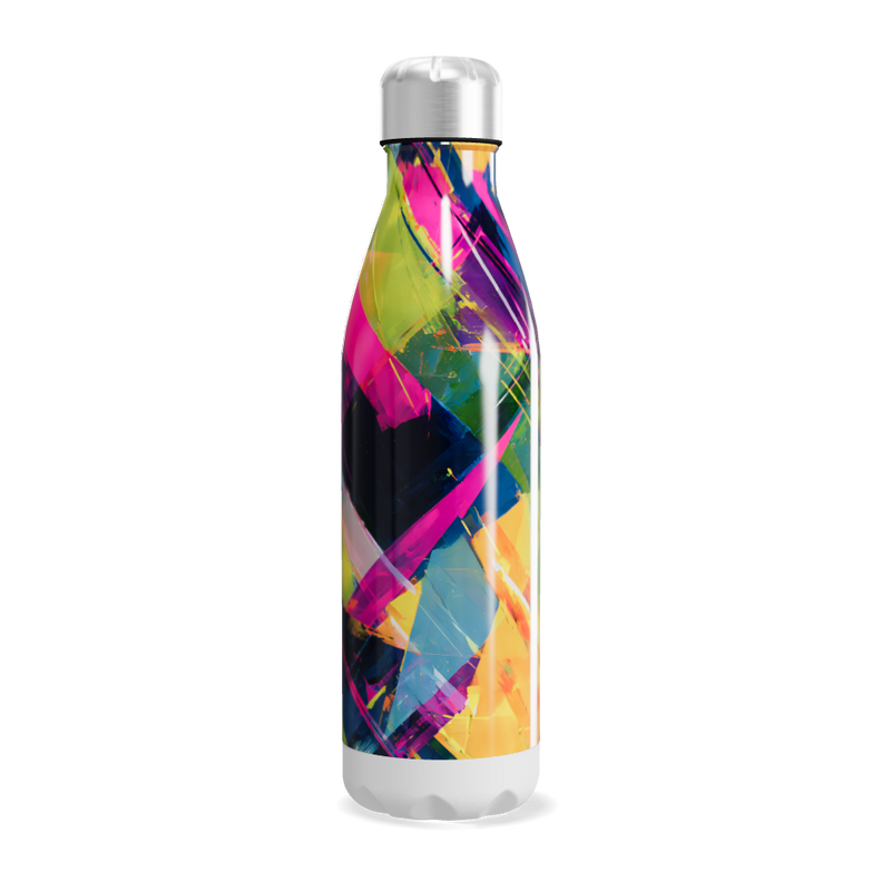 Garrafa Inox - Colorida Abstrata 500ml