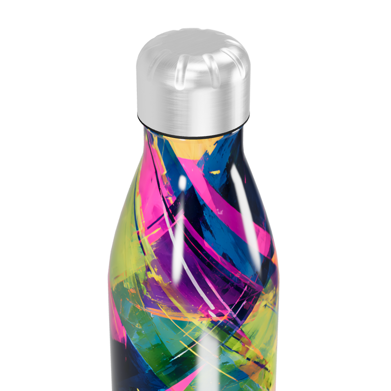 Garrafa Inox - Colorida Abstrata 500ml