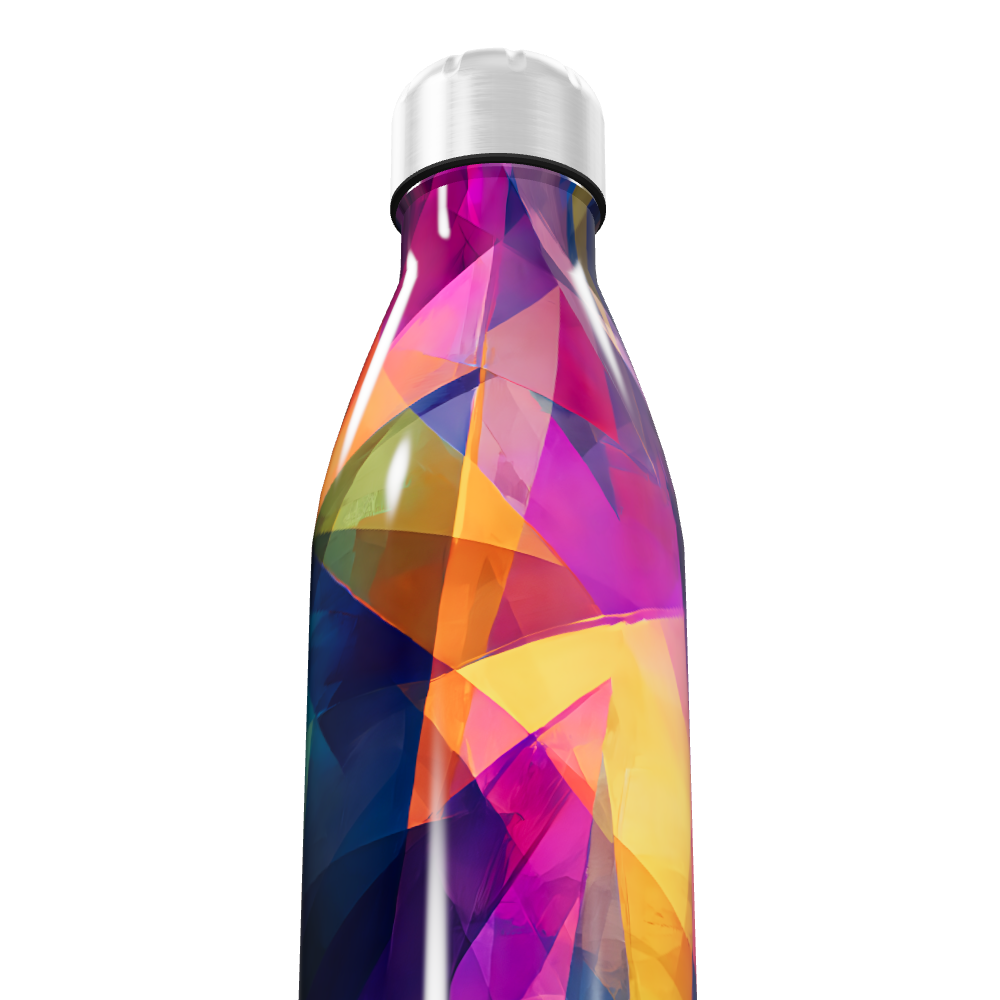 Garrafa Inox - Estampa Multicolorida