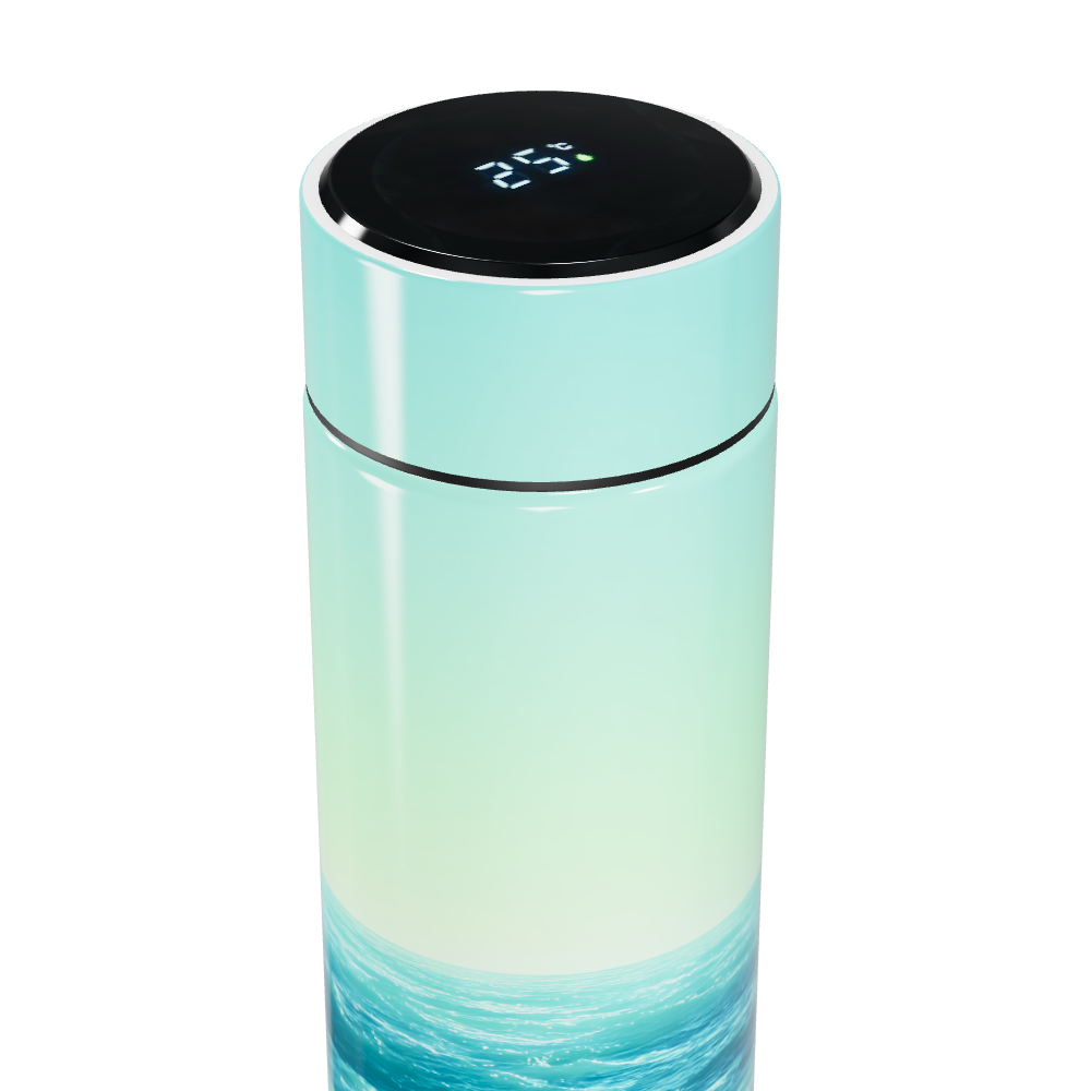 Garrafa Térmica Touch - Estampa Oceano