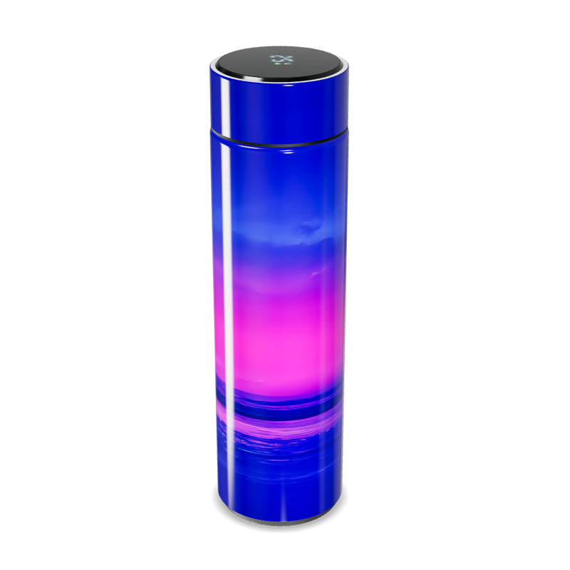 Garrafa Térmica Touch - Degradê Azul e Rosa