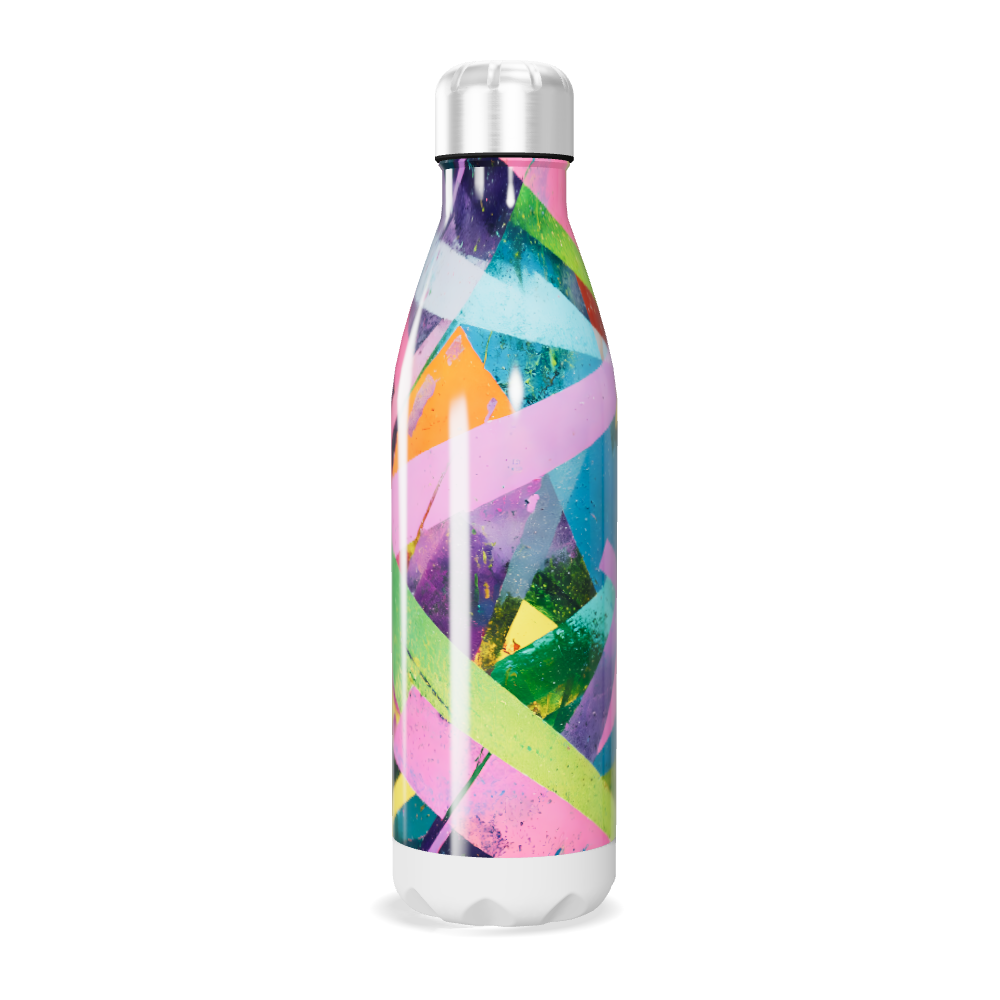 Garrafa Inox - Estampada Colorida