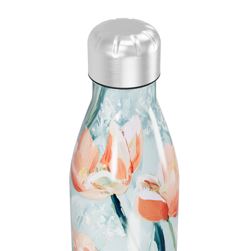 Garrafa Inox - Estampa Floral Colorida