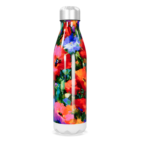 Garrafa Inox - Estampa Floral Colorida
