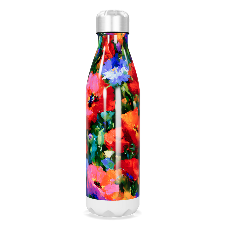 Garrafa Inox - Estampa Floral Colorida