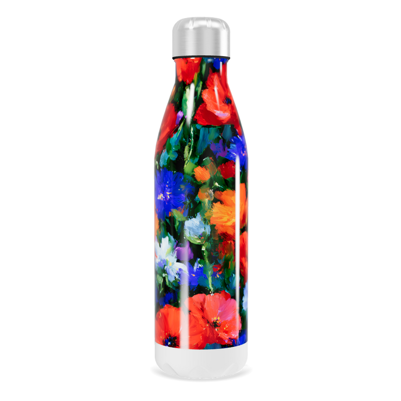 Garrafa Inox - Estampa Floral Colorida