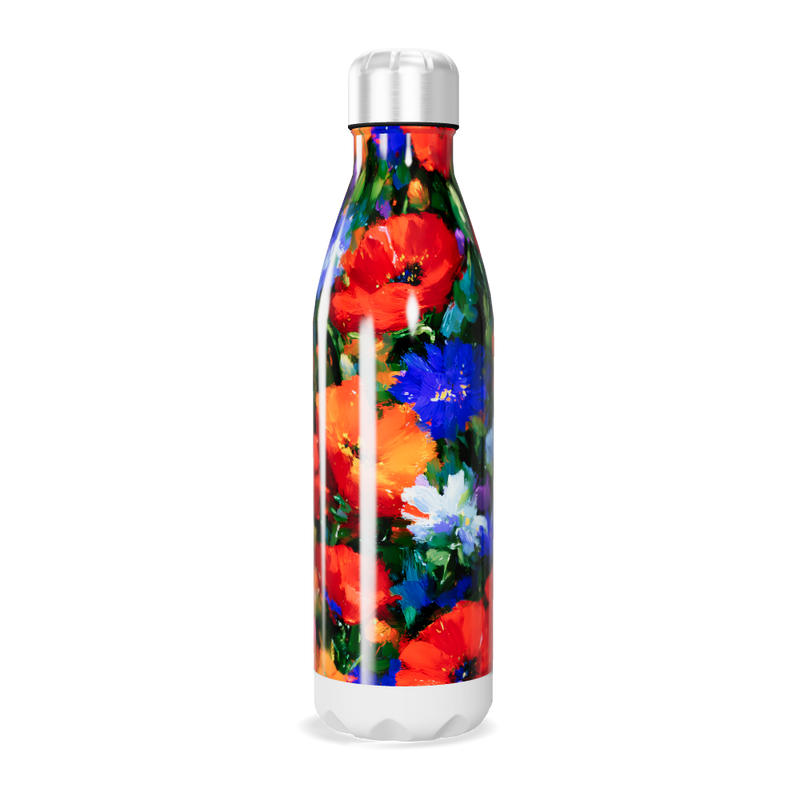 Garrafa Inox - Estampa Floral Colorida