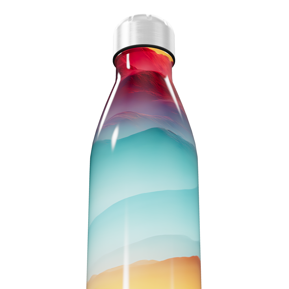 Garrafa Inox - Estampa Colorida