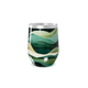 Copo Térmico Slim - Verde Ondulado Inox