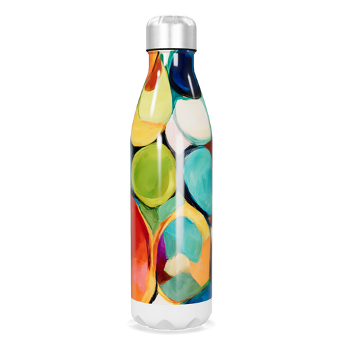 Garrafa Inox - Estampa Colorida Moderna