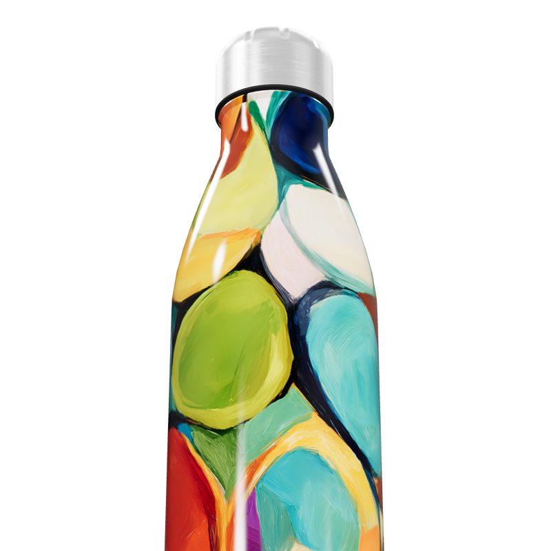 Garrafa Inox - Estampa Colorida Moderna