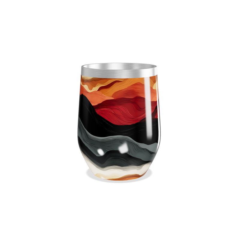 Copo Térmico Slim - Estampa Colorida Abstract