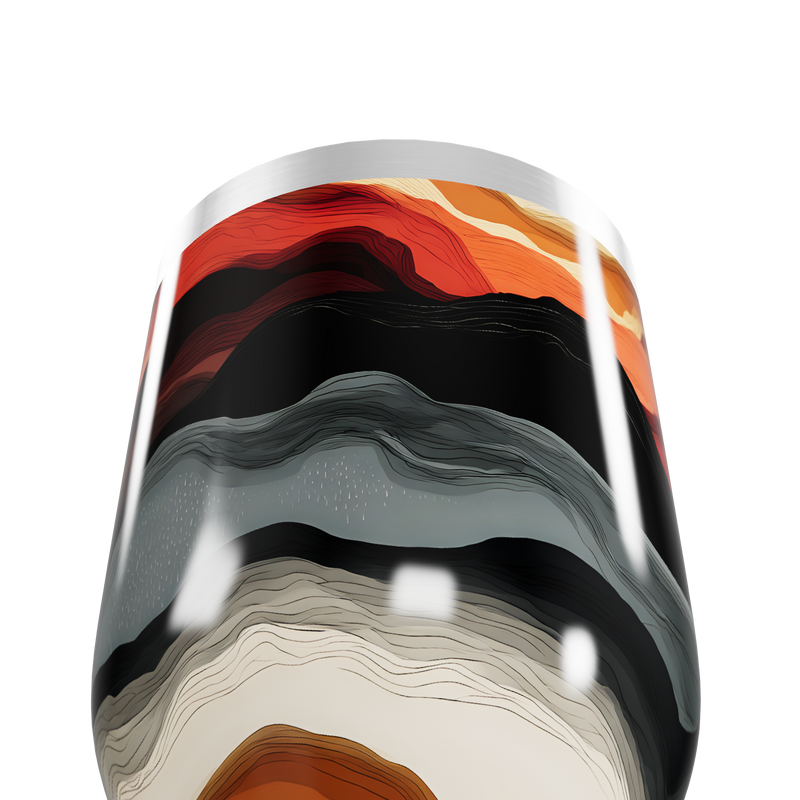 Copo Térmico Slim - Estampa Colorida Abstract