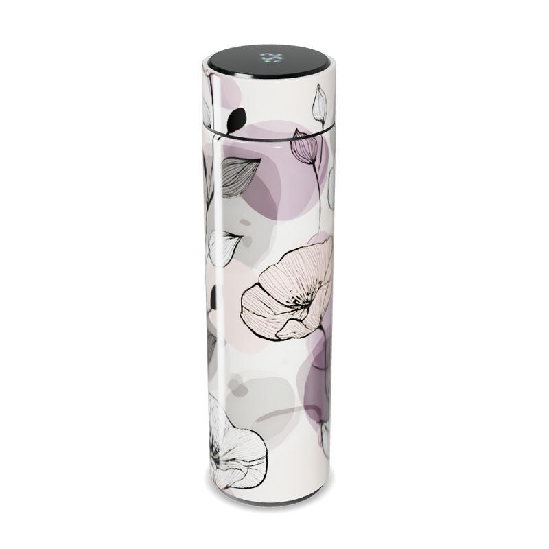 Garrafa Térmica Touch - Floral com Display Digital