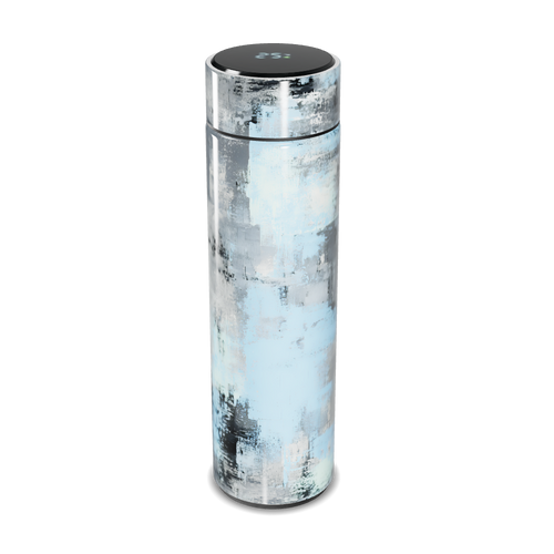 Garrafa Térmica Touch Estampa Abstrata Azul