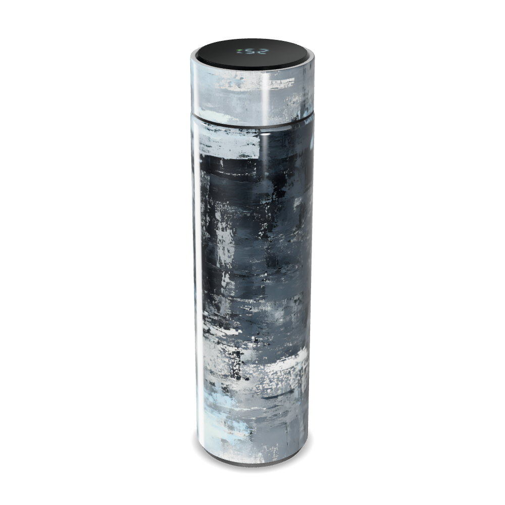 Garrafa Térmica Touch Estampa Abstrata Azul