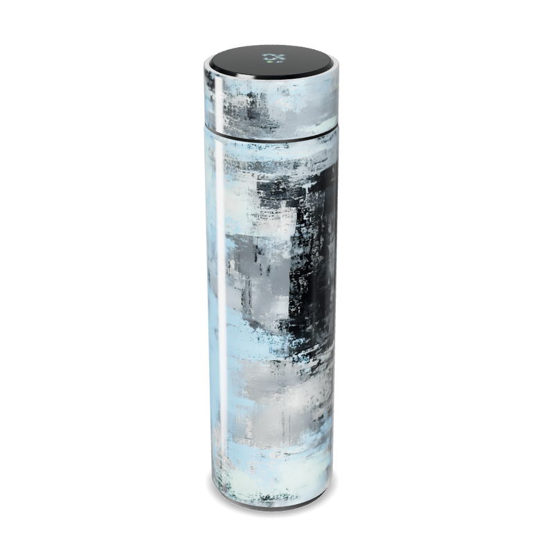 Garrafa Térmica Touch Estampa Abstrata Azul