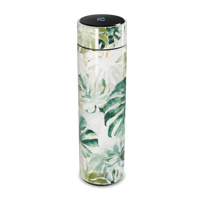 Garrafa Térmica Touch - Folhagem Verde