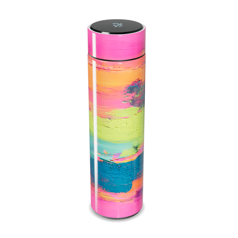 Garrafa Térmica Touch - Estampa Colorida Inox