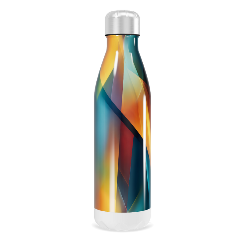 Garrafa Inox - Colorida com Estampa Moderna