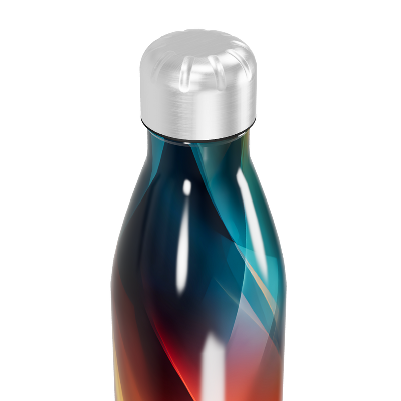 Garrafa Inox - Colorida com Estampa Moderna