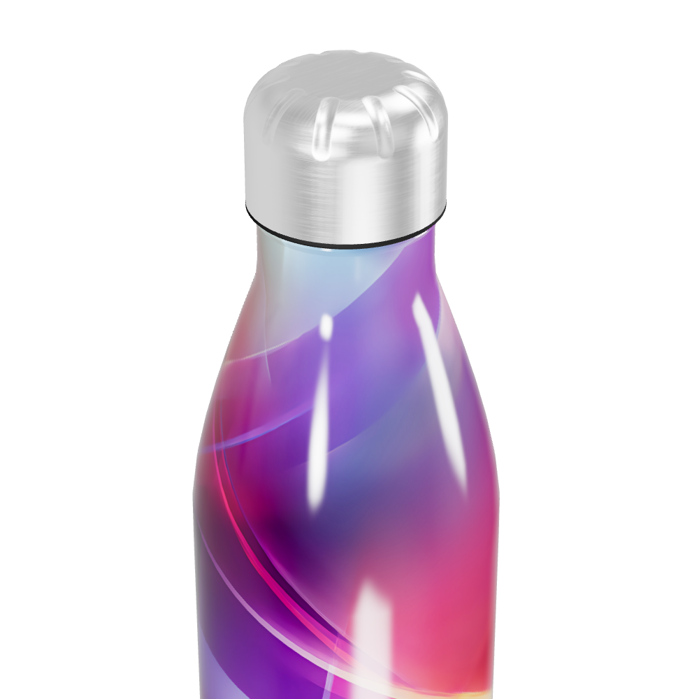 Garrafa Inox - Estampa Colorida Luminoso