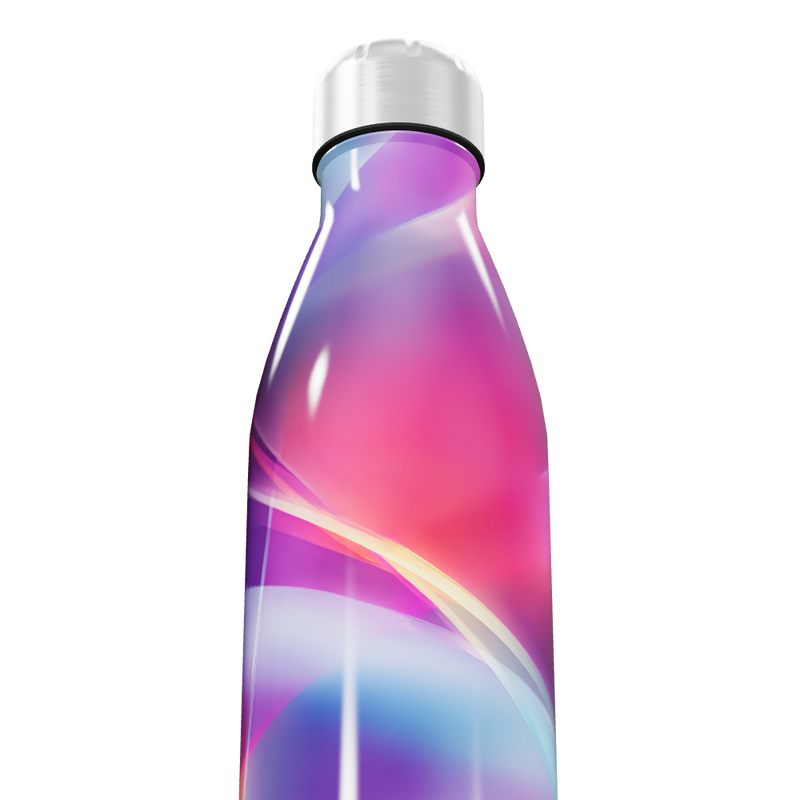 Garrafa Inox - Estampa Colorida Luminoso