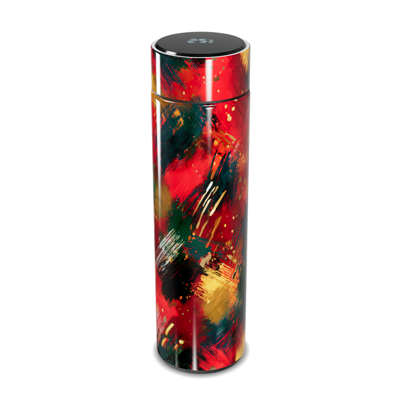 Garrafa Térmica Touch - Estampa Abstrata Colorida