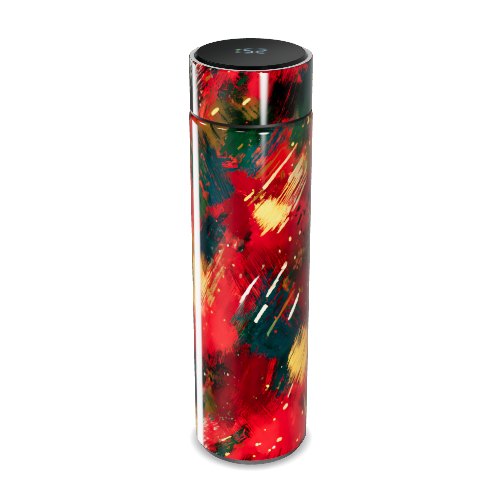 Garrafa Térmica Touch - Estampa Abstrata Colorida