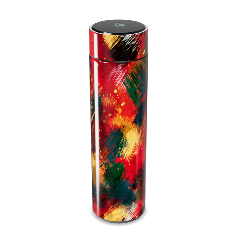 Garrafa Térmica Touch - Estampa Abstrata Colorida