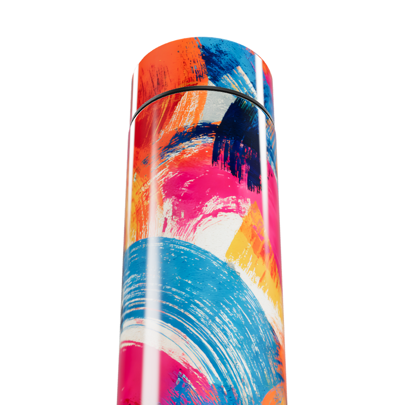 Garrafa Térmica Touch - Estampa Colorida Moderna