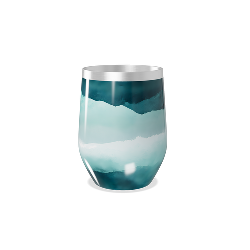 Copo Térmico Slim - Azul Degradê Inox