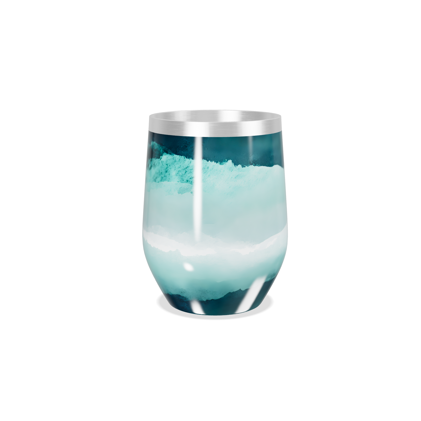 Copo Térmico Slim - Azul Degradê Inox