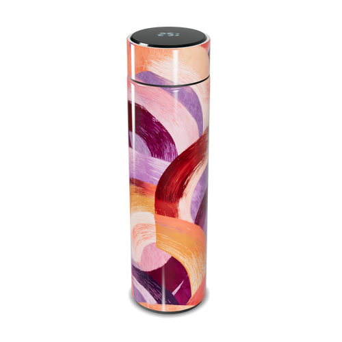 Garrafa Térmica Touch - Estampa Colorida Abstrata