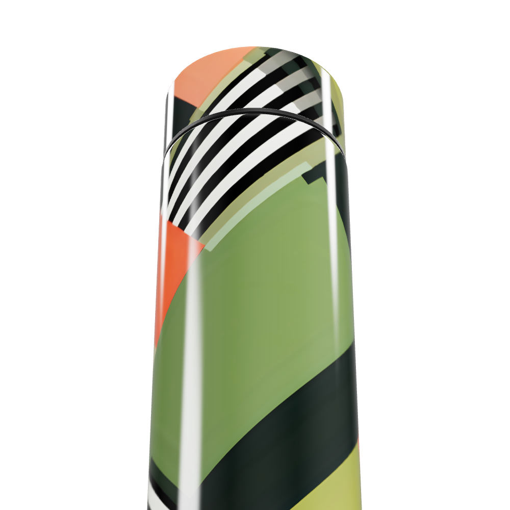 Garrafa Térmica Touch - Estampa Geométrica Colorida