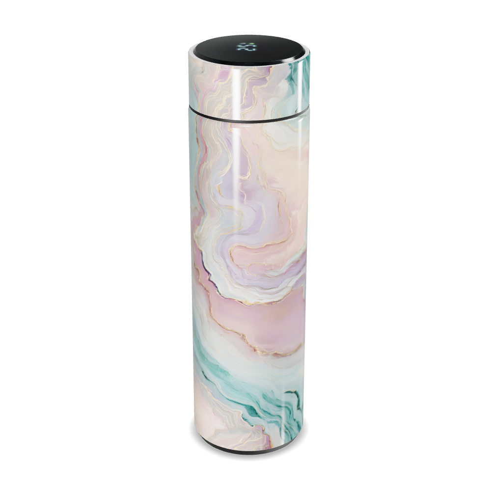 Garrafa Térmica Touch - Mármore Colorido