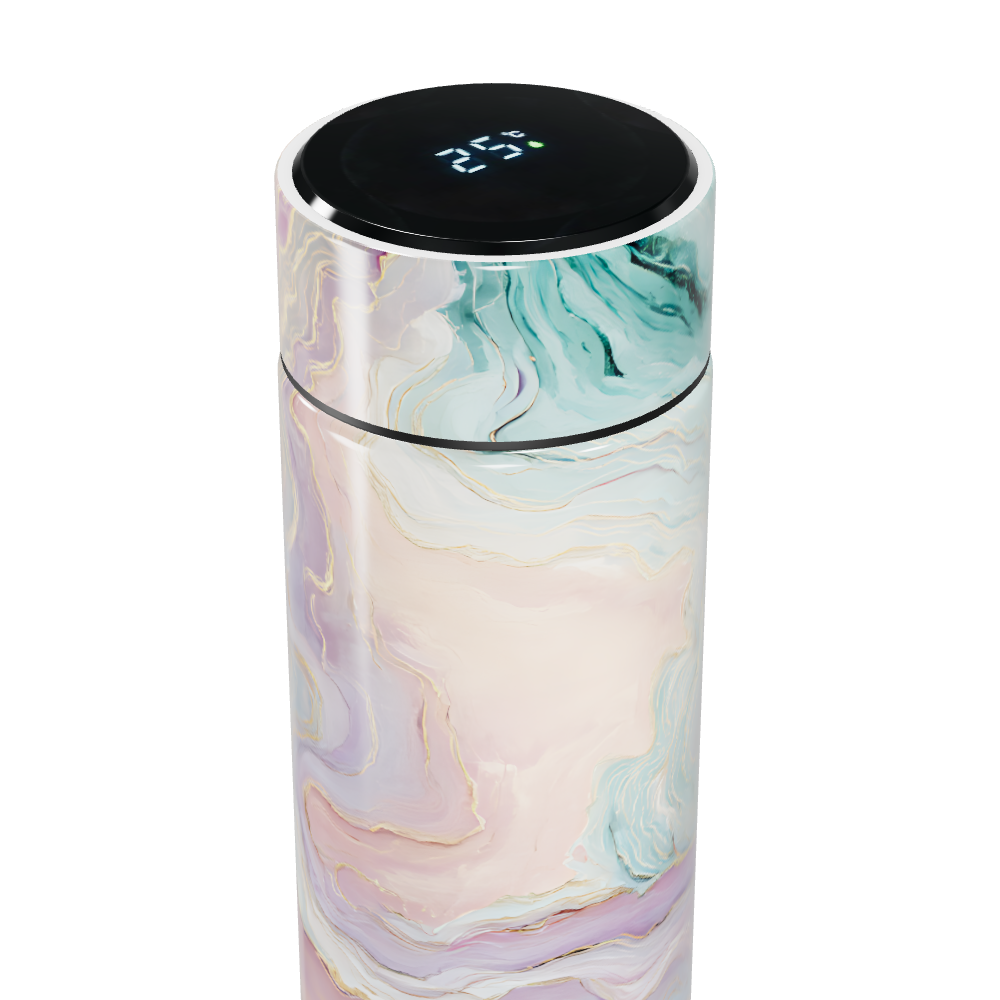 Garrafa Térmica Touch - Mármore Colorido