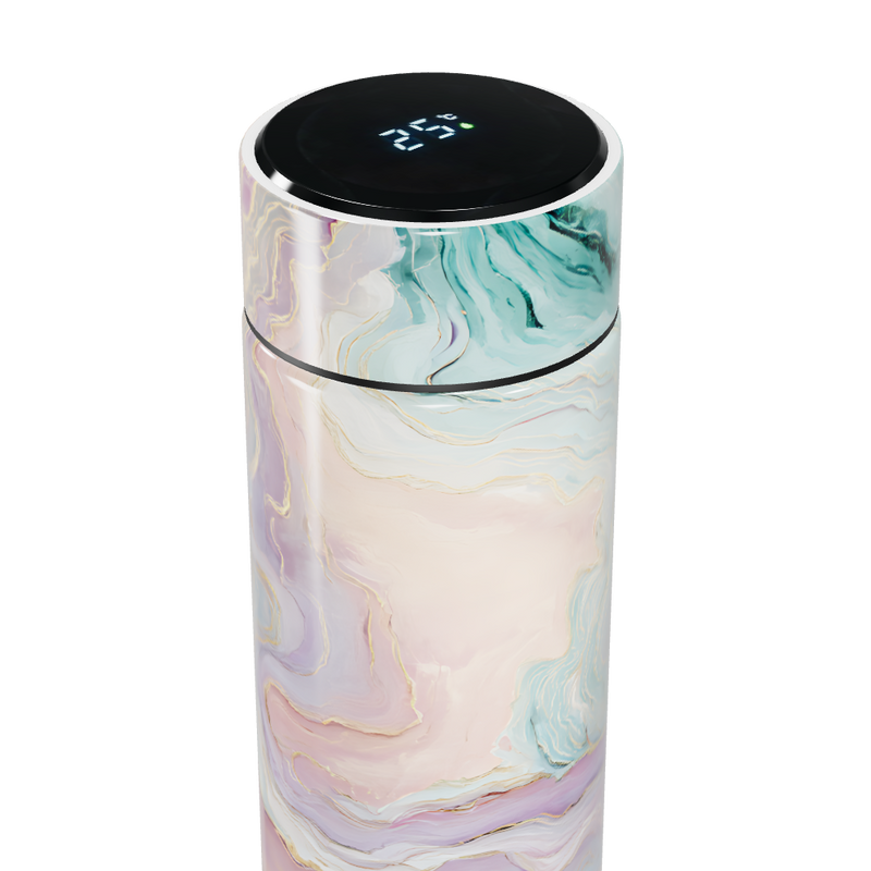 Garrafa Térmica Touch - Mármore Colorido