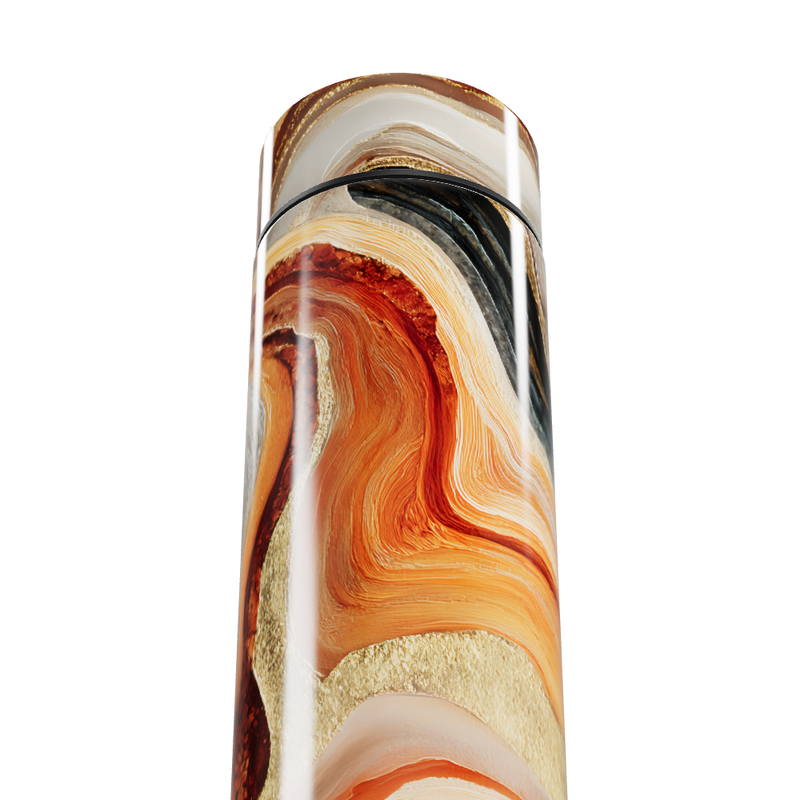 Garrafa Térmica Touch - Estampa Mármore Colorido