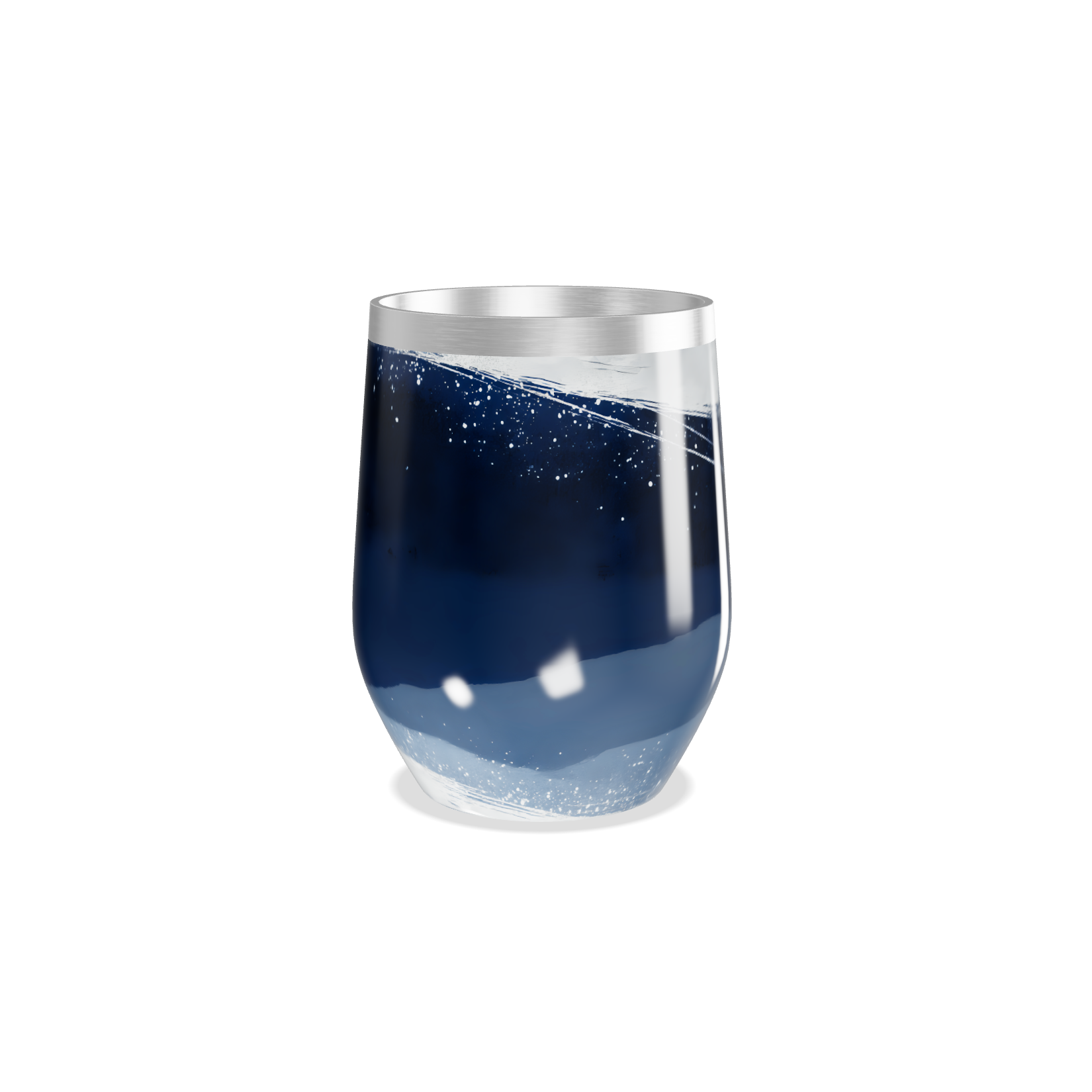 Copo Térmico Slim - Azul Transparente