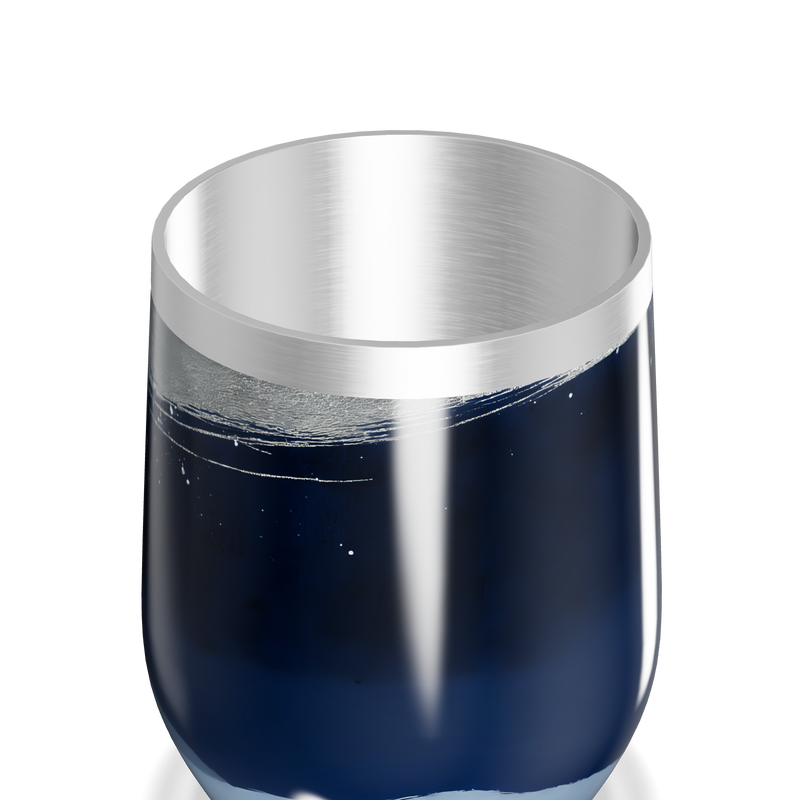 Copo Térmico Slim - Azul Transparente